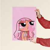 Pink Bubblegum Pop Art Poster